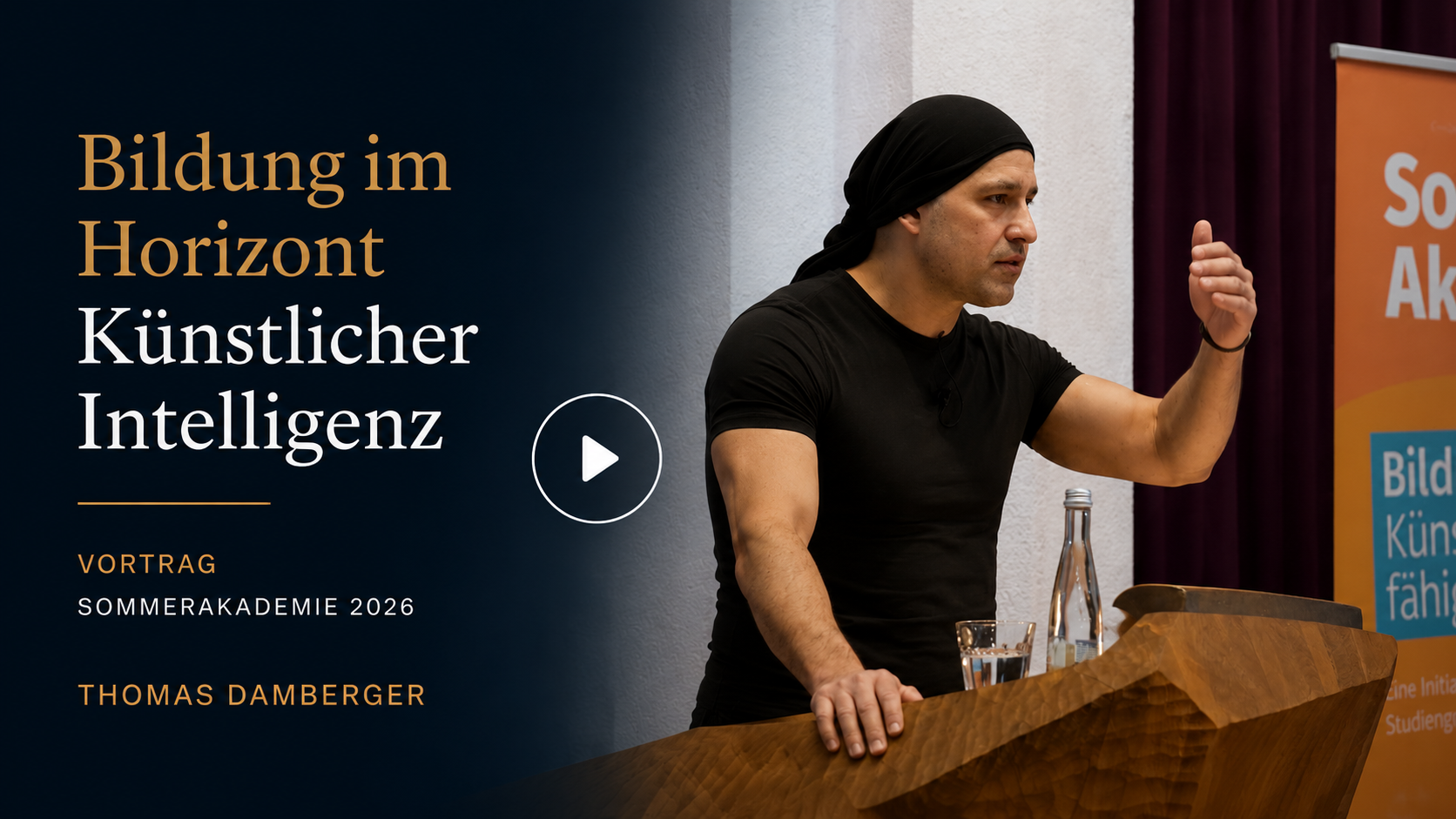Bildung im Horizont Künstlicher Intelligenz – Vortrag Sommerakademie 2026